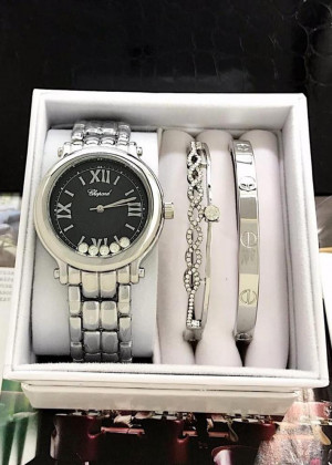 Подарочный набор часы, 2 браслета, коробка + пакет 20632827