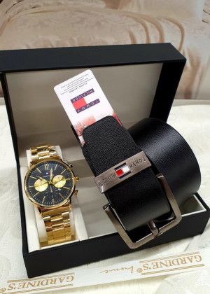 Подарочный набор часы, ремень и коробка 20636405
