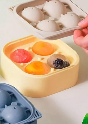 Силиконовая форма для льда Шар, 4 шарика, диаметр 4,5 см 21107267