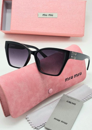 Набор женские солнцезащитные очки, коробка, чехол + салфетки #21256341
