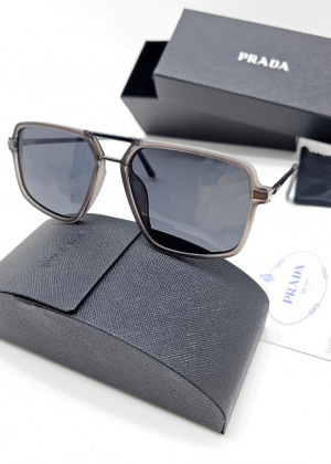 Набор мужские солнцезащитные очки, коробка, чехол + салфетки #21259871