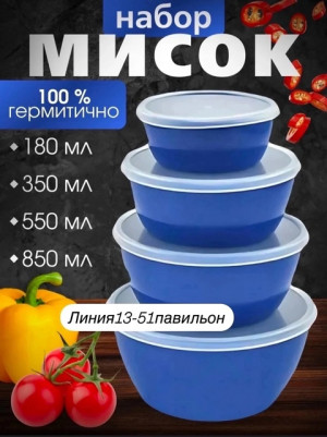 Набор контейнеров 4шт #22756381