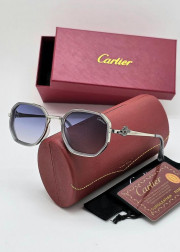 Набор женские солнцезащитные очки, коробка, чехол + салфетки