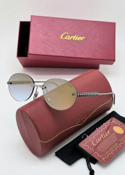 Набор женские солнцезащитные очки, коробка, чехол + салфетки