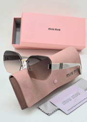 Набор женские солнцезащитные очки, коробка, чехол + салфетки