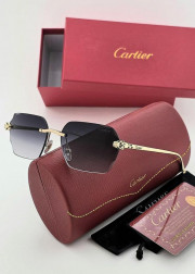 Набор женские солнцезащитные очки, коробка, чехол + салфетки