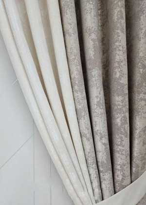 Комплект шторы и тюль #23095091