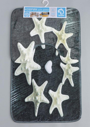 Коврик для ванны и туалета 2шт #23103924