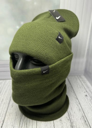 Шапка + шарф 2в1