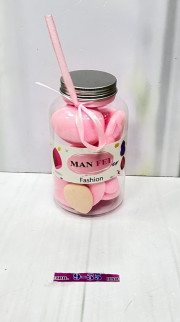 Набор 12 спонжей для макияжа с баночкой