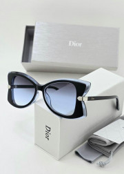 Набор женские солнцезащитные очки, коробка, чехол + салфетки