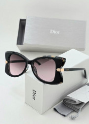 Набор женские солнцезащитные очки, коробка, чехол + салфетки