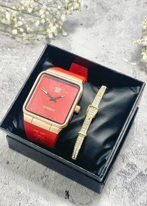 Подарочный набор для женщин часы и браслет+ коробка 23245142