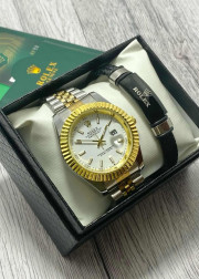 Подарочный набор для мужчины часы и браслет + коробка