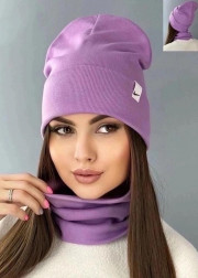 Шапка + шарф 2в1