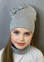 Шапка + шарф 2в1