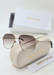 Набор женские солнцезащитные очки, коробка, чехол + салфетки