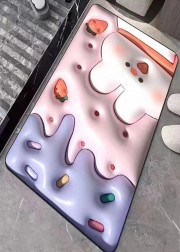 Противоскользящий коврик для ванной и туалета