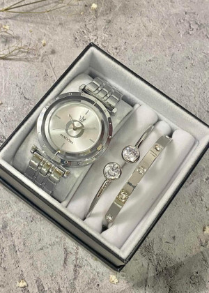Подарочный набор для женщин часы, 2 браслета + коробка 23304732